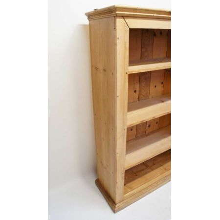 Antikes bookcase aus Kiefernholz Massivholz 1920