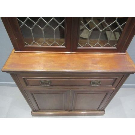 Antikes bookcase/Bücherschrank aus Massivholz 19. Jahrhundert victorian