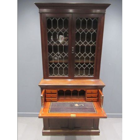 Antikes bookcase/Bücherschrank aus Massivholz 19. Jahrhundert victorian