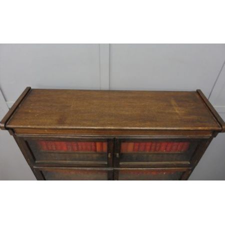 Antikes bookcase/Bücherschrank aus Eiche Massivholz frühes 20. Jahrhundert