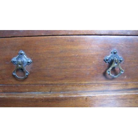 Antike Miniatur Kommode aus Massivholz viktorianisch