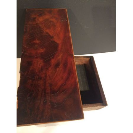 Antike Minaturkommode aus Mahagoni Massivholz 1820