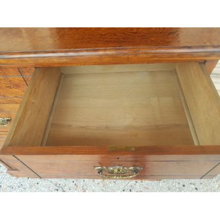 Antike Kommode aus Kiefernholz von 1890