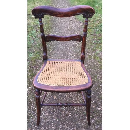 Antiker Satz von sechs Palisander Seitenstühlen um 1820