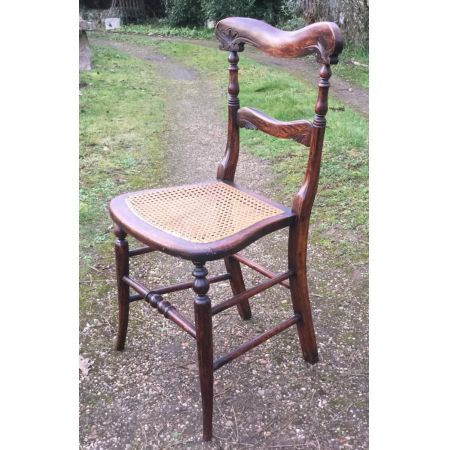 Antiker Satz von sechs Palisander Seitenstühlen um 1820