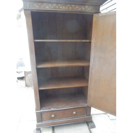 Antiker französischer Kleiderschrank aus Eichenholz