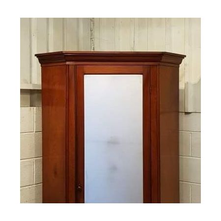 Antiker Eckschrank aus Mahagoni um 1880