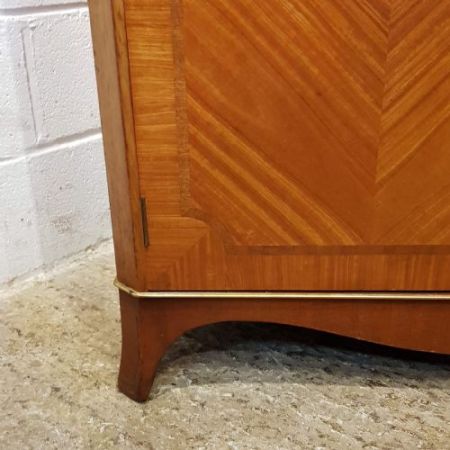 Antiker Doppelschrank aus Satinholz um 1920