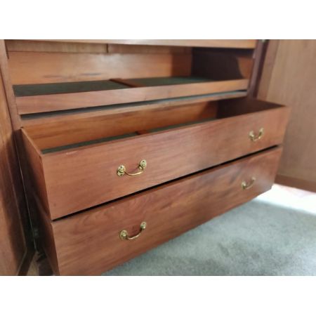 Antiker Kleiderschrank aus Mahagoni 