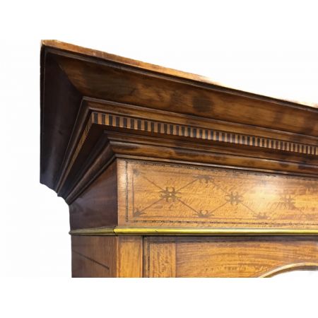 Antike Inlaid Gaderobe aus Satinholz