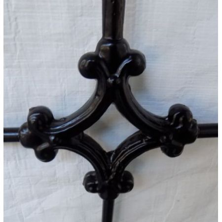 Antiker Paar Bettgestelle aus Messing und Eisen