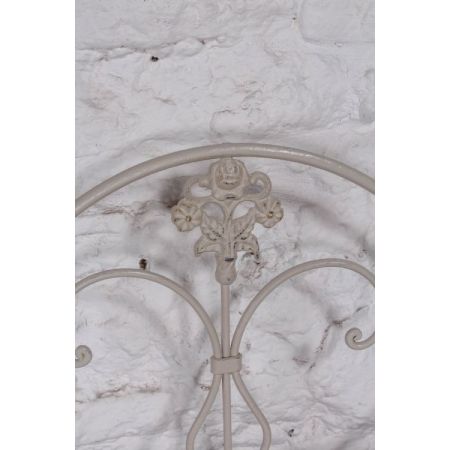 Kleines antikes Einzelbett aus Eisen um 1900