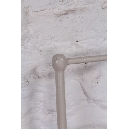 Kleines antikes Einzelbett aus Eisen um 1900