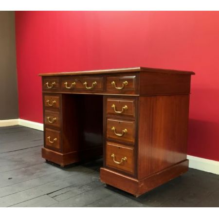 Antiker Schreibtisch aus Mahagoni Massivholz 1905-1910