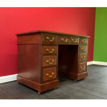 Antiker Schreibtisch aus Mahagoni Massivholz 1905-1910