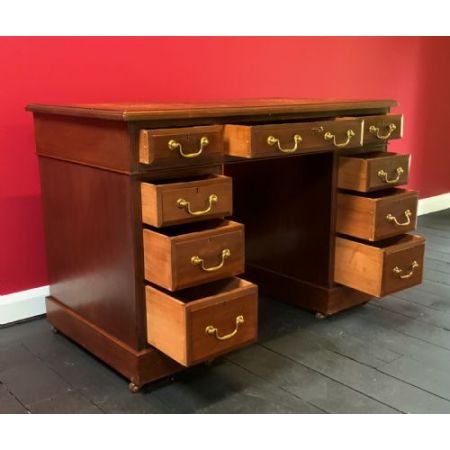 Antiker Schreibtisch aus Mahagoni Massivholz 1905-1910