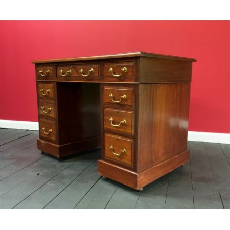 Antiker Schreibtisch aus Mahagoni Massivholz 1905-1910