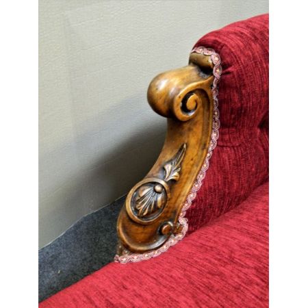 Antike Chaise Longue aus Mahagoni  um 1880