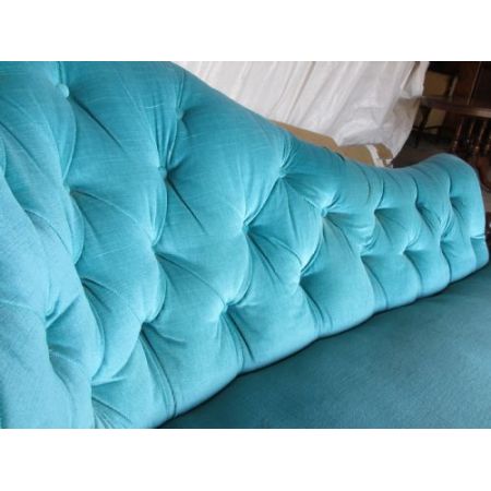 Antike geschnitzte Palisander Chaiselongue