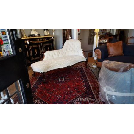 Antike Palisander Chaise Longue von 1850