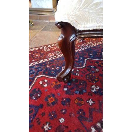 Antike Palisander Chaise Longue von 1850