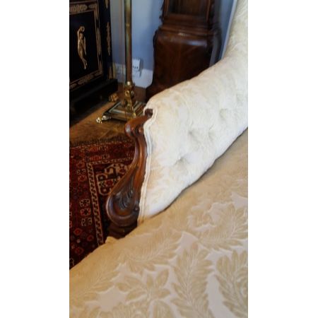 Antike Palisander Chaise Longue von 1850