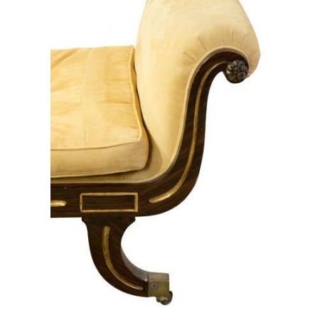  Antike Chaise Longue aus Faux Palisander