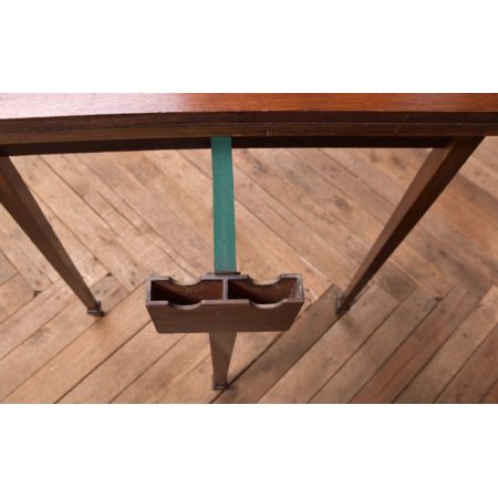 Antiker faltbarer Kartentisch aus Mahagoni 