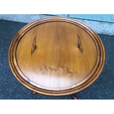 Antiker Beistelltisch aus Mahagoni Massivholz 1920