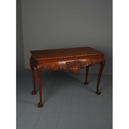 Antiker Beistelltisch aus Mahagoni Massivholz 1890