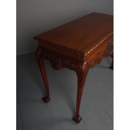 Antiker Beistelltisch aus Mahagoni Massivholz 1890