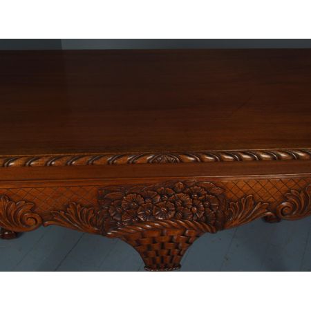 Antiker Beistelltisch aus Mahagoni Massivholz 1890