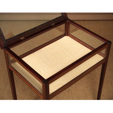 Antiker Bijouterie Display Top Tisch um 1910.