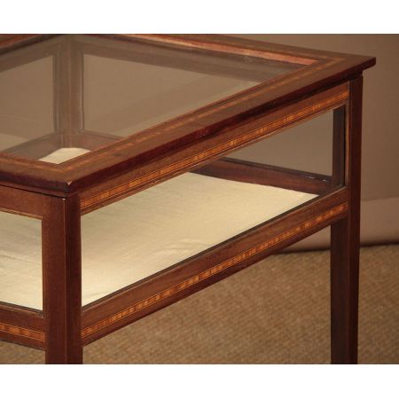 Antiker Bijouterie Display Top Tisch um 1910.