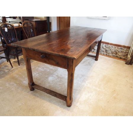 Antiker refectory Esstisch aus Kastanienholz Massivholz georgianisch