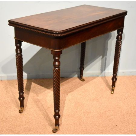 Antiker regency Tee-Tisch/Beistelltisch aus Mahagoni Massivholz 1815