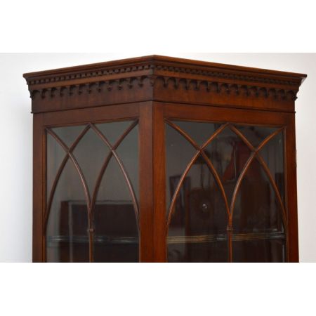 Antike Mahagoni Vitrine von ca 1890