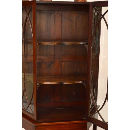 Antike Mahagoni Vitrine von ca 1890