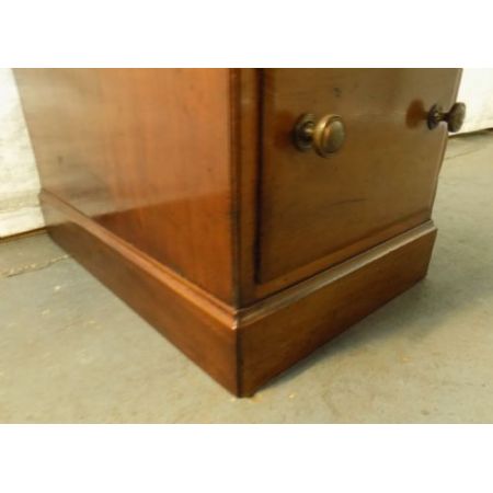 Antikes Paar Mahagoni Nachtschränkchen