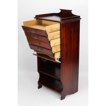 Große antike Musikschrank mit Schubladen