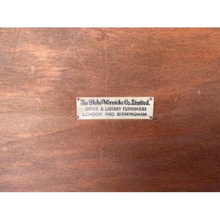 Antikes "waterfall" Globe Wernicke Bücherschrank-Set aus Eichenholz Massivholz England um 1900