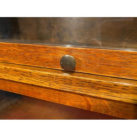 Antikes "waterfall" Globe Wernicke Bücherschrank-Set aus Eichenholz Massivholz England um 1900