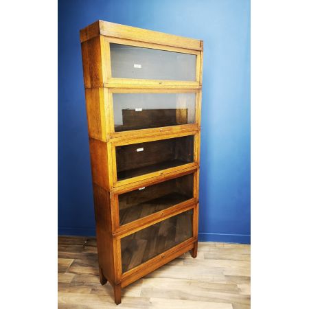 Antiker Globe Wernicke Bücherschrank aus Eichenholz Massivholz ungewöhnliche Version 1910