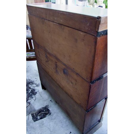 Antikes Paar Globe Wernicke Bücherschränke aus Eiche Massivholz 1930