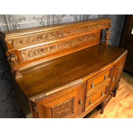 Antikes Sideboard aus Eiche Massivholz 1930