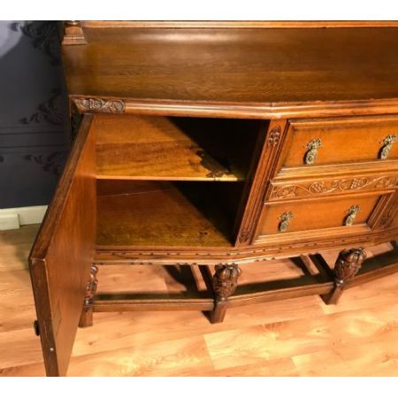 Antikes Sideboard aus Eiche Massivholz 1930