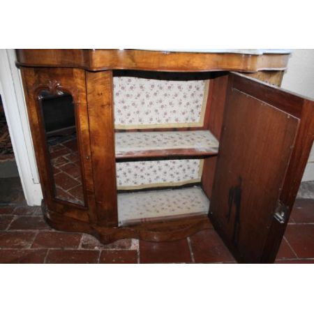 Antike Credenza aus Walnussholz Massivholz viktorianisch