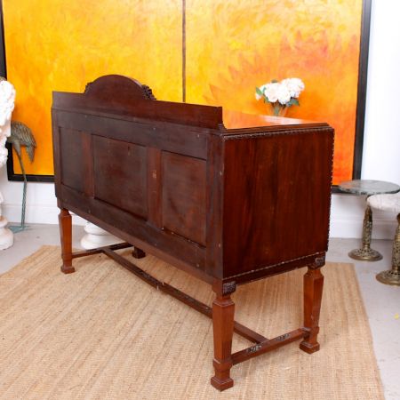 Antikes Sideboard aus Mahagoni Massivholz 1920