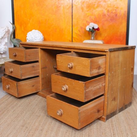 Antike Kommode aus Kiefernholz Massivholz 1880
