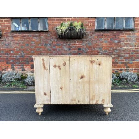 Antikes Sideboard aus Kiefernholz Massivholz 1850